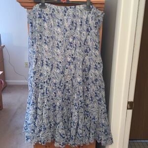 Vintage DIMRI Long Tiered Prairie Skirt